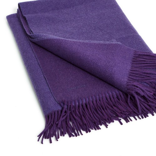 Hermes plaid 100% cashmere double sided 
