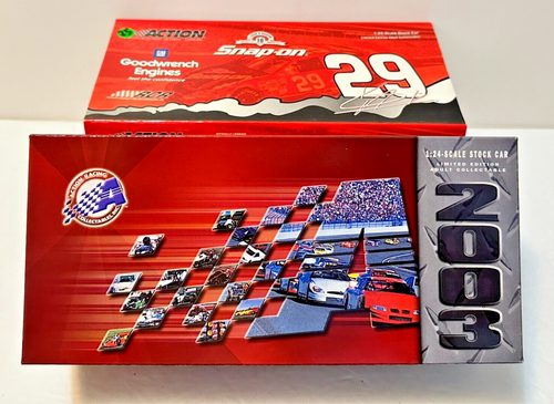 Diecast Action 1:24 Kevin Harvick #29 Snap-0N GM Goodwrench 2003 Monte Carlo NEW - Picture 5 of 6