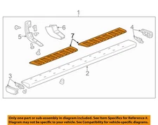 GM OEM 08-20 Enclave Cab Running Board-Step Pad 84106539