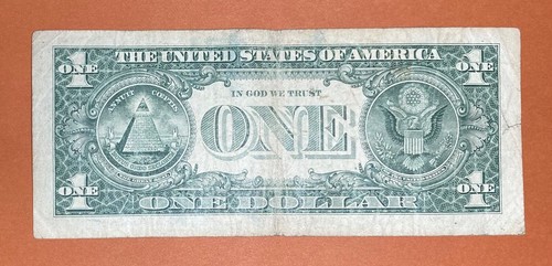 1991 October 14 ( B 19911014 A ) Birthday Note $1 One Dollar Bill - Picture 3 of 3
