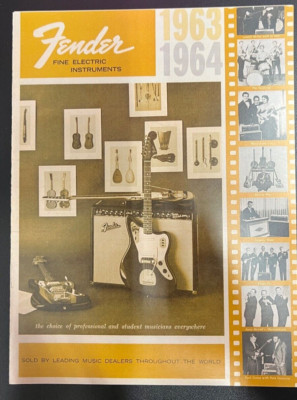 Vintage Case Candy - Fender Catalogue: 1963-64 *FAITHFUL REPRODUCTION*