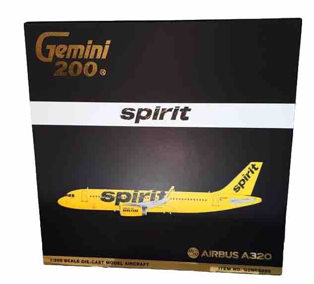 RARE Spirit Airlines Airbus A320ceo W/Sharklets Gemini200 RARE Spirit Airlines Airbus A320ceo W/Sharklets Gemini200
