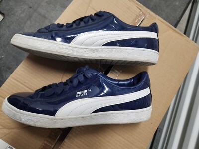 Puma Basket Matte & Shine Blue Shoes Men\'s Sz‎ 10.5 Puma Basket Matte & Shine Blue Shoes Men main image 3