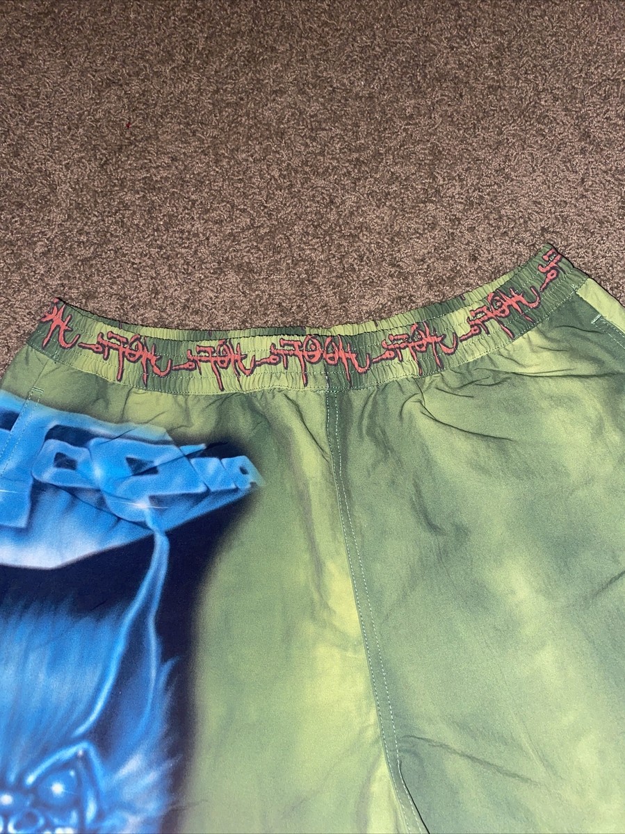 Brand New Men's Travis Scott Utopia Hyena Multicolor Shorts Size