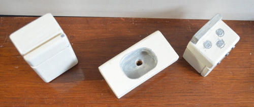 Dollhouse Wood Fridge, Sink, Stove Hand Crafted - Picture 9 of 14