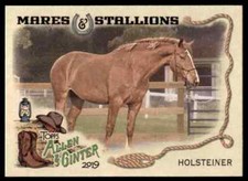 2019 TOPPS ALLEN & GINTER HOLSTEINER HORSE MARES & STALLIONS #MS-15 INSERT