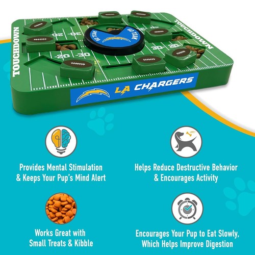 Pets First NFL Large Puzzle Treat Toy for Dogs & Cats Slow Feeding Dog Toy - Picture 161 of 191