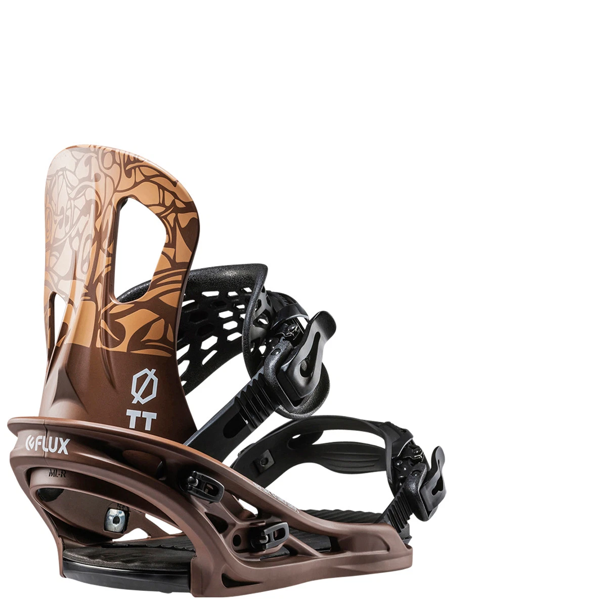 snowboarding snowboard men bindings FLUX TT brown chocolate S-M-L