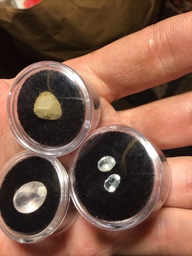 aquamarine gemstones, opal & Quartz Gem 5.6 Cts - Picture 3 of 4