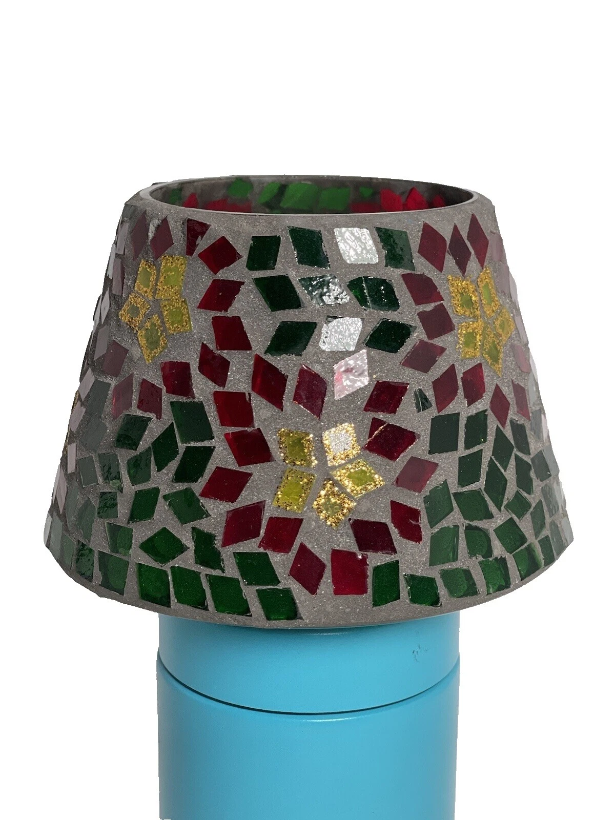 Crackle Glass Candle Shades/Toppers