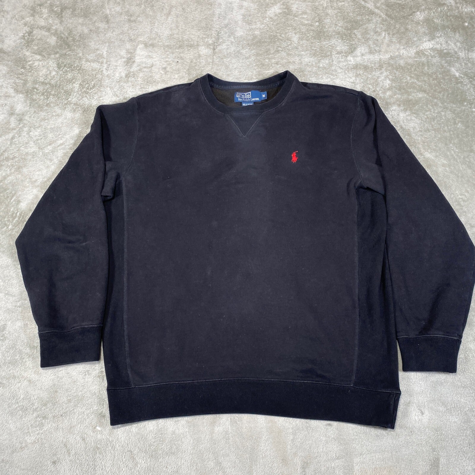 Polo Ralph Lauren Felpa Uomo Media Rosso Pony Logo Pullover Classico Comodo