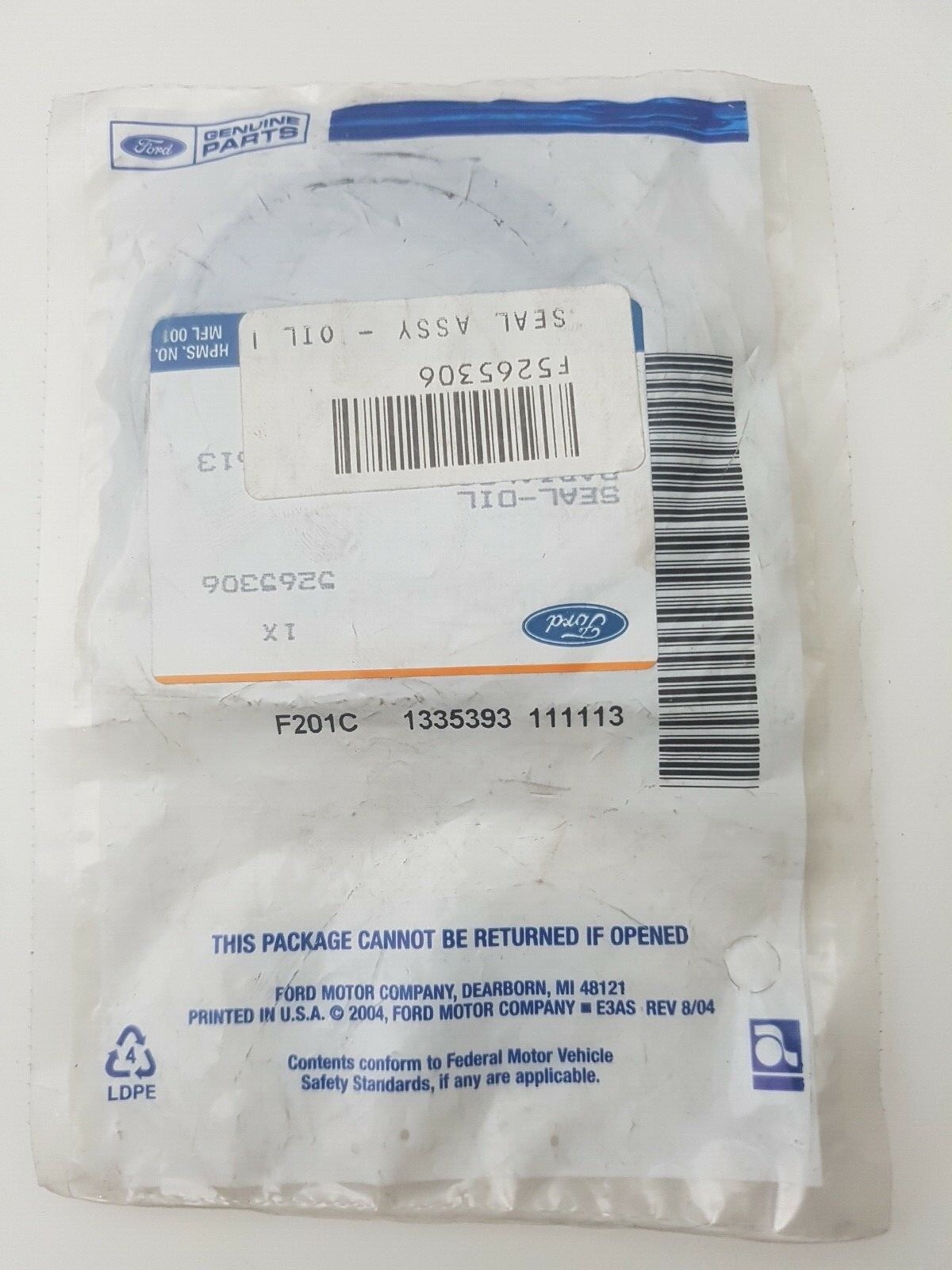 GENUINE FORD FOCUS 6 SPEED DPS6 GEARBOX FRONT INPUT SHAFT OIL SEAL