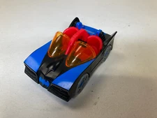 Imaginext BATMOBILE car Fisher-Price lights disc thrower blue black