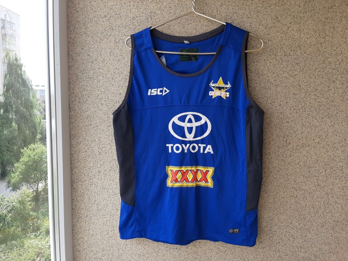North Queensland Cowboys RUGBY Sleeveless Shirt NRL ISC 2016/2017