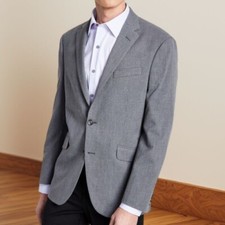 Kenneth Cole Reaction Mens Slim Fit Techni Cole Sports Coat Grey Size 40R NWT