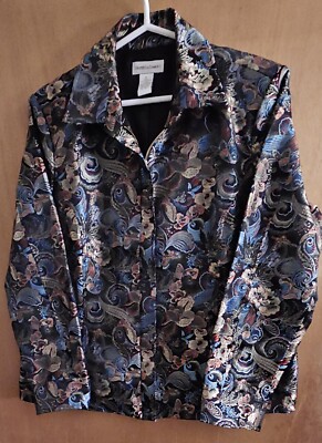 Drapers & Damons Women's jacket black/blue/red/gold Size XL