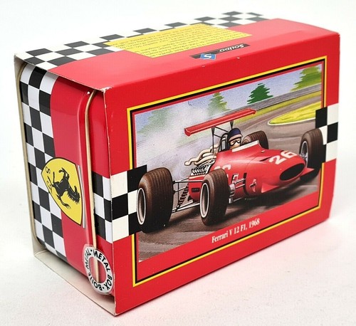 Solido 1/43 - Ferrari V12 F1 1968 + Decals In Tin Diecast Scale Model F1 Car - Picture 2 of 5