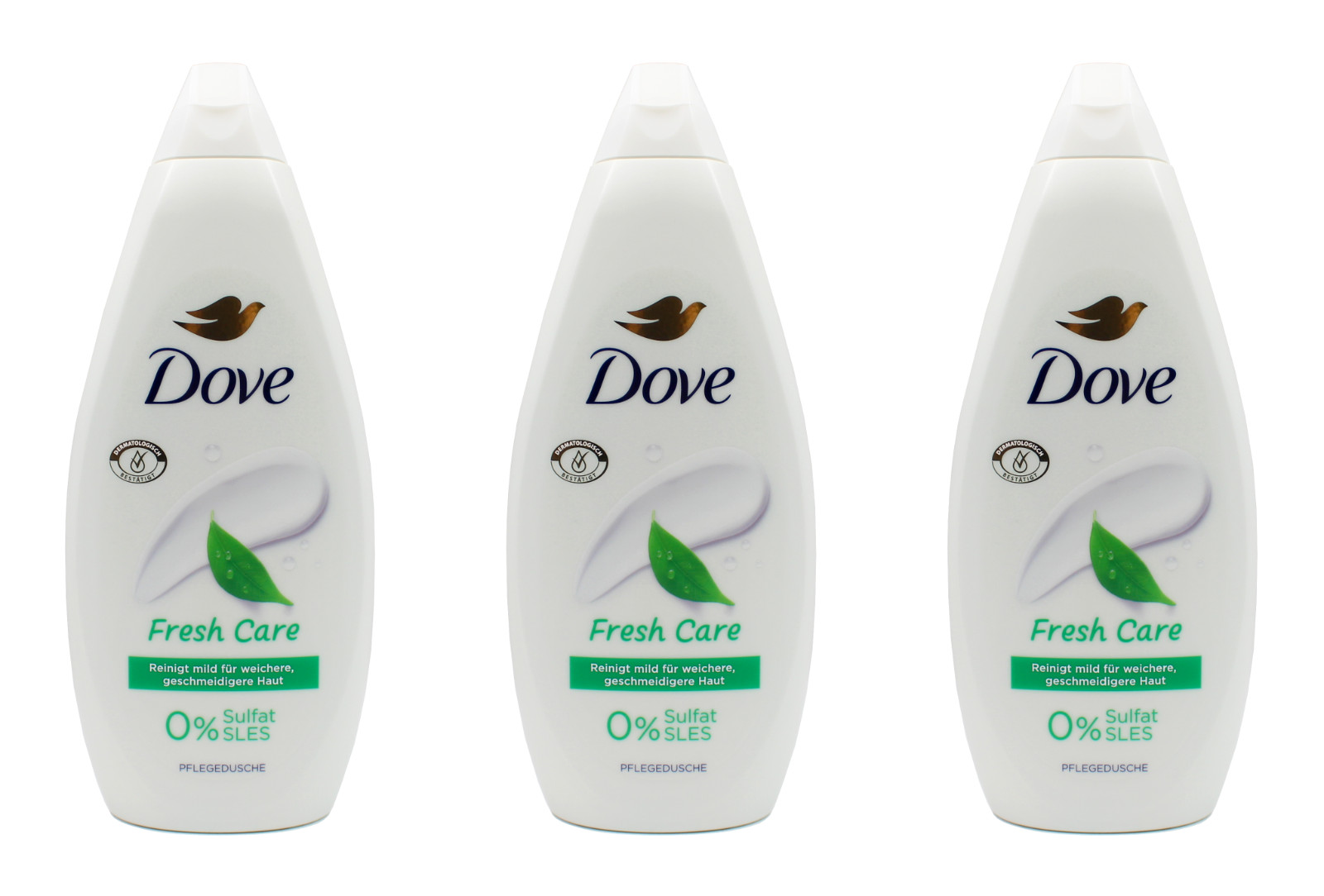 Dove Pflegedusche Fresh Care Shower Gel XXL Größe , 3x720ml