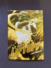 2021 Topps Fire Luis Roberts We Have Liftoff Gold Minted #WHL-8 White Sox