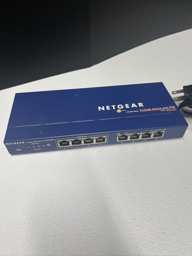 NetGear ProSafe 8 Port 10/100 Switch with 4 Port PoE FS108P - Picture 2 of 12