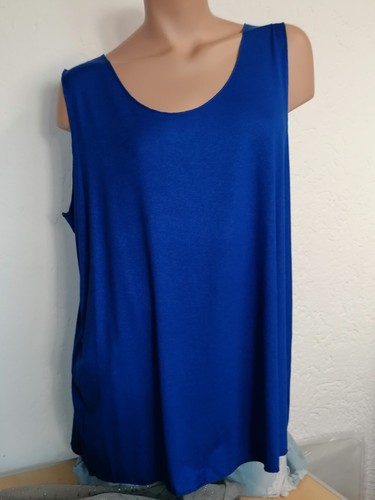 Top Shirt ca 46 48 50 blau königsblau made in italy Unterziehshirt - Bild 5 von 5