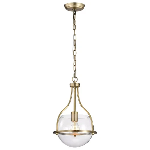 Amado 1 Light Pendant - 10 Inches - Vintage Brass Finish - 60-7815 - Picture 3 of 4