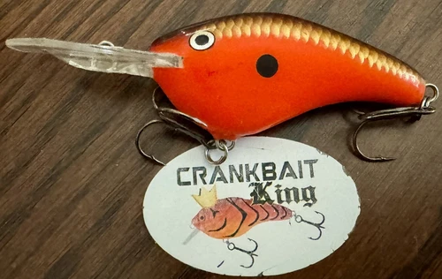 Discontinued Rapala DT Flat 7 in RCW Red Crawdad Bass Fishing Balsa Crankbait