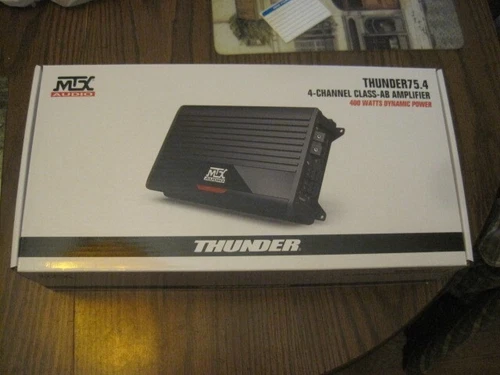 MTX Audio THUNDER75.4 Thunder Series 100W 4-Channel Amplifier