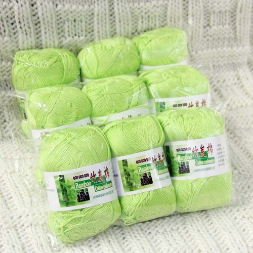 Sale 9SkeinsX50gr Bamboo Cotton Baby Blankets Hand Knitting Crochet Yarn 09 - Picture 2 of 23