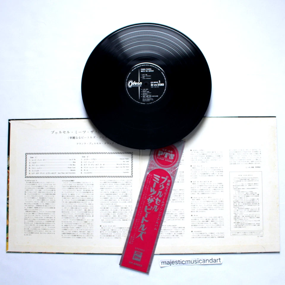 BEAUTIFUL COVER ORIGINAL 1970 FRANK POURCEL MEETS THE BEATLES VINYL LP NM RARE - Image 4 of 4