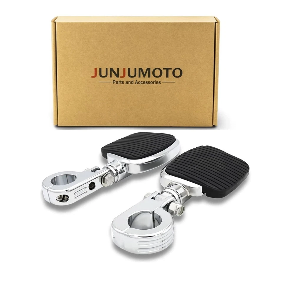 Barra protectora cromada estriberas y soportes para Harley Fat Bob FXEF FXFB 107 114 EE. UU. Foto 2 de 4