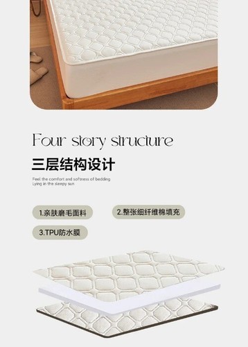 Waterproof Fitted Sheet Solid Color Mattress Cover With Elastic Band Bedsheet - Picture 23 of 30