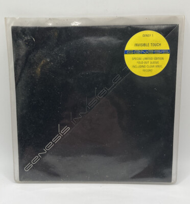 Invisible Touch by Genesis 7'' Vinyl Virgin GENS 1 Bild Hülle