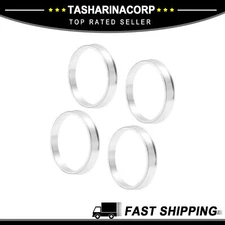 Universal Piece of 4 to ID 54.1mm Car Wheel Hub Centric Rings Aluminum