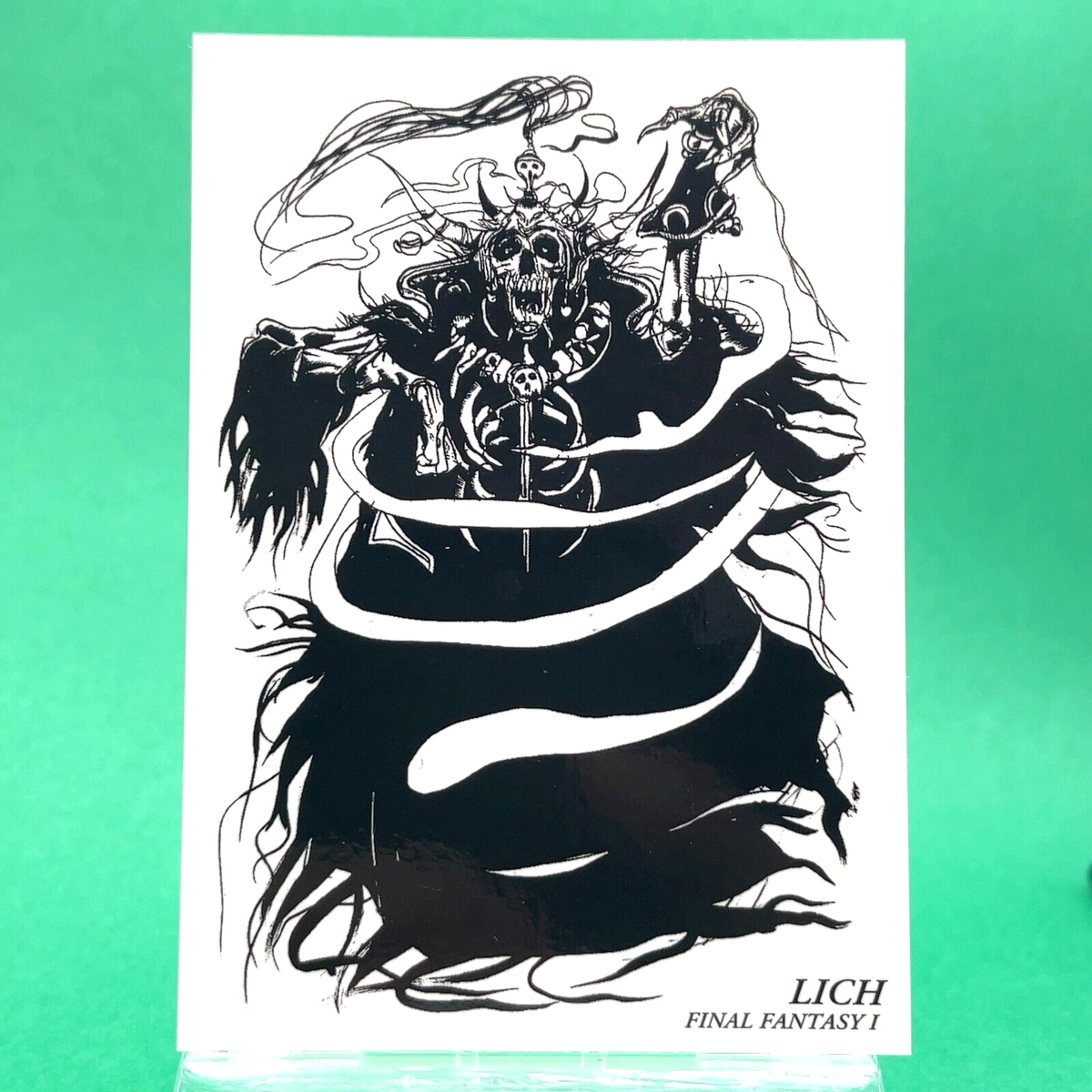 SF・ファンタジー・ホラー emDASH AMANOJAKI 1st color First Edition FF Yoshitaka Amano Card Chaos final fantasy