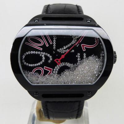 DUNAMIS Watch SP-B2 Spartan Black x Diamond Automatic 50mm SS Mens