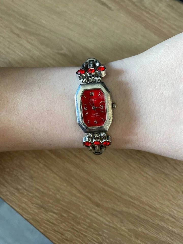 reloj mujer, "OMAX QUARTS CRISTAL IMPERMEABLE" Foto 3 de 4