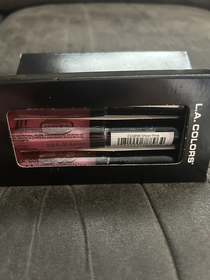 LA Colors Brillo Labial Hidratante Lote de 3, Rosa Transparente, Artículo: CLG896, 3 piezas Foto 4 de 4