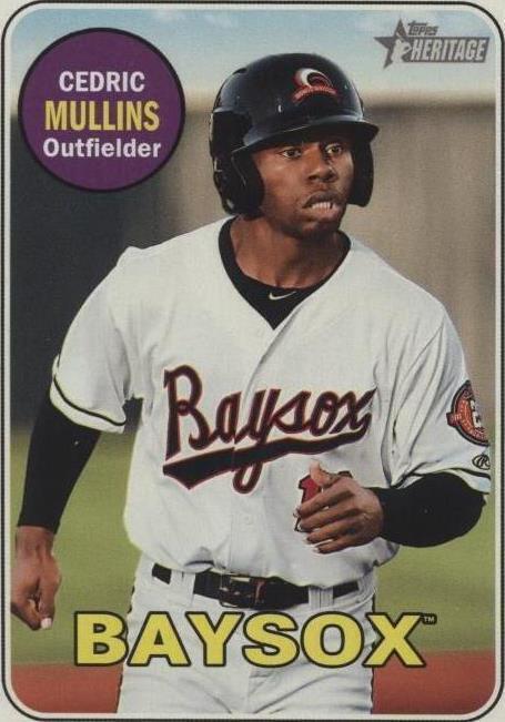 2018 Topps Heritage Minor League Edition - Cedric Mullins #35 - 1 of 1
