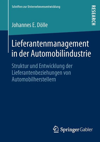 Lieferantenmanagement In Der Automobilindustrie Johannes E. DöLle Taschenbuch-image