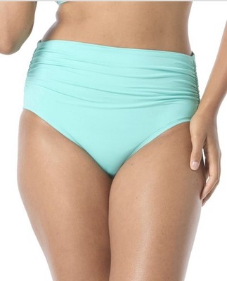 Coco Reef Impulse High-Waist Bikini Bottoms, Sea Jade, XL, MSRP $54