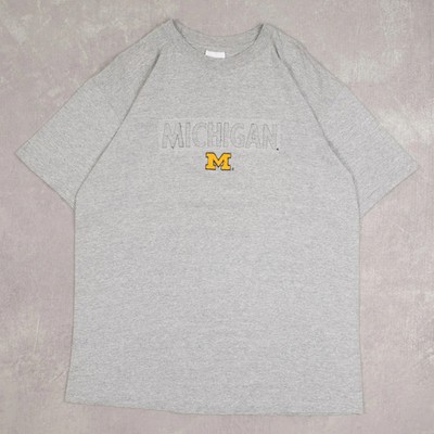 Vintage Michigan Wolverines Single Stitch T-Shirt Large Herren 1990er USA Made