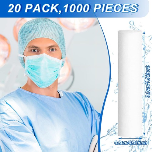 Rollos De Gasa Dental De 1000 Unidades Almohadillas De Algodon Para Dentistas - Afbeelding 3 van 8