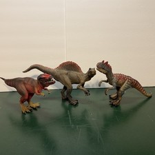 Spinosaurus, Tyrannosaurus Rex T-Rex,  Allosaurus Dinosaur Toy Lot