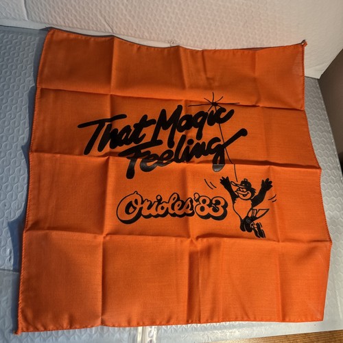 Bandera o pañuelo de los Baltimore Orioles 1983 de colección That Magic Feeling - Imagen 3 de 10