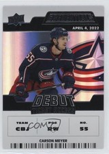 2022 Upper Deck Credentials Debut Ticket Access 809/999 Tier 1 Carson Meyer 1ee0