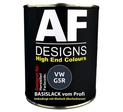 500ml Autolack für VW G5R Windsor Blue Metallic  Autolack Spritzfertig