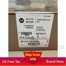 2022 Sealed Allen-Bradley 2711P-T6C20D8 PanelView Plus 6 Graphic Terminal