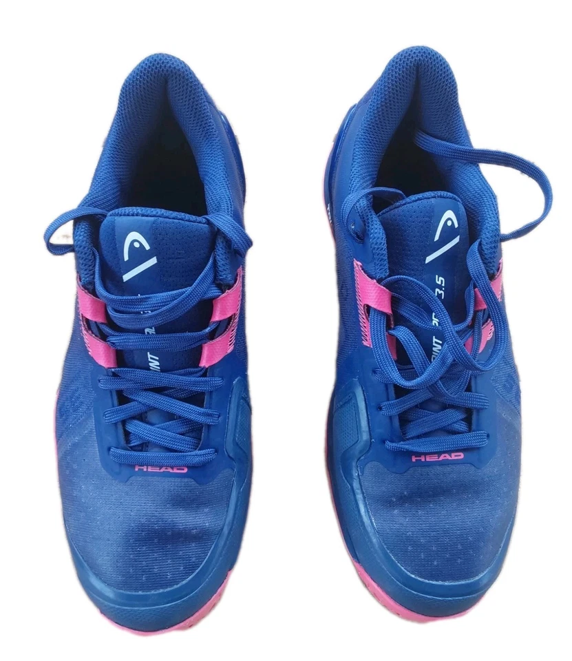 Tênis Head Feminino Sprint Pro 3.5 Azul Escuro e Azaléia - Imagem 3 de 4