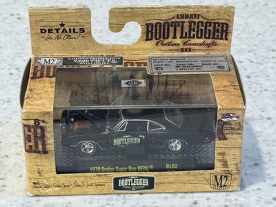 M2 Machines Lunati Bootlegger 1970 Dodge Super Bee HEMI 1:64 Black Diecast